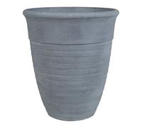 Beliani Outdoor Plant Pot 43 Cm Grey Katalima