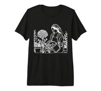Plant Pot Line Art Gardener Premium T-Shirt