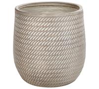 Beliani Plant Pot Livadia 39cm Taupe