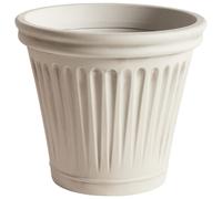 Plant Pot MAIZE 43 cm Light Beige