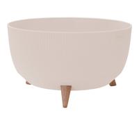 Plant Pot Oslo Stripe Cream 47X26.5 Cm Planter Flower Pot