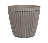 Plant Pot POKA Stone 36 cm Taupe
