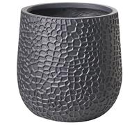 Beliani Plant Pot Qiyun 41 Cm Black