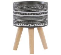 Plant Pot Stand 25 x 25 x 35 cm Grey ARGINIA