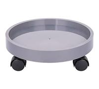 Plant Pot Trolley,Flower Pot Mover Dolly Round Thick ABS Plant Tray Rack with Universal Rollers, Indoor Small Mobile Flower Pot Base, Load-Bearing 35kg-45kg