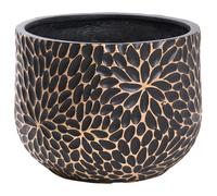 Plant Pot VENTINA 54 cm Black