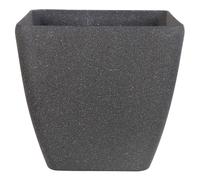 Beliani Plant Pot Zeli 42 Cm Dark Grey