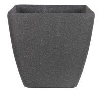 Beliani Plant Pot Zeli 49cm Dark Grey, Grey