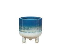 Plant Pots and Plants for Indoor House Plants 5cm - 20cm (Mojave Glaze Blue Planter 8cm)