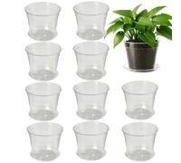 Plant Pots for Plants Cultivation and Growth Made of , Propagation Container for Seedlings Starting Pots - Transparent Plant Vase for Garden Lawn Indoor Decoration Home Planting