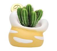 Plant Pots, Table Decoration Cat Shape, Cartoon Style Plant Pot | Cat Lovers Home Office Apartment Bookcase Sill Living Room Balcony Garden Short