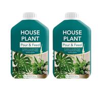 Plant Pour & Feed, Ready to Use, Fast Acting, Nutrient Formula, Easy Pour, Healthy Growth, Vibrant Foliage, Long Lasting, Ideal for Indoor Plants, Flowering Plants & Houseplants, 1L (Pack of 2)