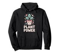 Plant Power Radiant Potted Plants Pullover Hoodie