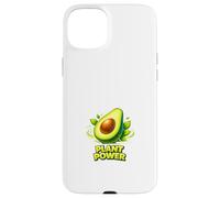 Plant Powered Avocado Energy Lifestyle Design Case for iPhone 15 Plus