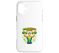 Plant Powered Fitness Lifestyle Strong Vegan Energy Case for iPhone 16 Plus
