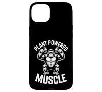 Plant Powered Muscle Funny Gorilla Lifting Men Women Case for iPhone 15 Plus