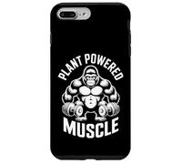 Plant Powered Muscle Funny Gorilla Lifting Men Women Case for iPhone 7 Plus/8 Plus