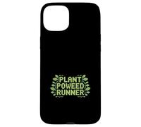 Plant Powered Runner Funny Saying Retro Pixel Case for iPhone 15 Plus