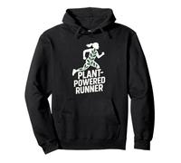 Plant-Powered Runner Vegan Athlete Marathon Running Pullover Hoodie