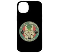 Plant Powered Strength Fitness Vegan Bodybuilder Case for iPhone 14 Plus