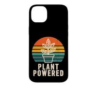 Plant Powered Vegan Retro Plant Lover Case for iPhone 14 Plus