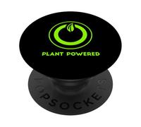 Plant Powered - Vegan Vegetarian Yoga PopSockets Adhesive PopGrip