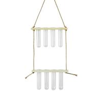 Plant Propagation Station 2 Tiered 8 Tubes Water Planting Plant Propagation Stand Wall Hanging Transparent 7.9x35.4in Terrarium for Home Office Stations