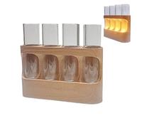 Plant Propagation Station - Decorative Hydroponic Terrarium, LED Lights Glass Test Tubes, Stylish Home Decor | Perfect For Men Women Youth Seniors Bedroom Dormitory Apartment Indoor Gardening Use