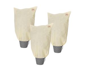 Plant Protection Bags 3pc Set Beige 60x80cm