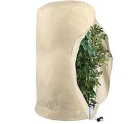 Plant Protection Cover, Frost Protection, Waterproof Plant Protection Cover with Drawstring with Zipper, Practical Shrub Jacket Cover, Protects Fruit Tree Potted Plants from Freezing Animals That Eat