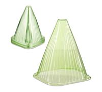 Plant Protection Covers 32 Pack Light Green Frost Snail Greenhouse Cones PVC