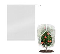 Plant Protection Net Insect Protection Net for Fruit Tree Vegetables 2.4 x 2 m White - Fine Mesh Net Cover with Zip & Drawstring - Protection Against Insects Birds Pests in the Garden or Plants
