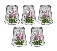 Plant Protectors from Animals - 5pcs Wire Mesh Plant Covers, Outdoor Garden Cages for Seedlings and Flowers | Chicken Wire Cloche, Animal deterrentt Dome for Vegetables, Squirrel and Bird Protection