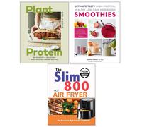 Plant Protein(HB), Ultimate Tasty Protein, Slim 800 Hot Air Fryer 3 Books Set