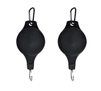 Plant Pulleys for Hanging Plants Plant Pulley Hanger Adjustable Hanging Basket Hook Retractable Ceiling Hooks Black 2PCS