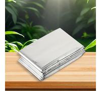 Plant Reflective Film, Outdoor Versatile Reflective Film Silver Blanket Garden Greenhouse Covering Foil Sheet for Plantation Tent Room Garden(140cm X 210cm)