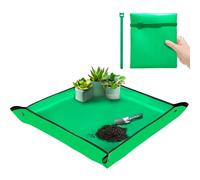 Plant Repotting Mat 39.5" X 39.5" ,Square Succulent Gardening Mat Waterproof Transplanting Mat for Indoor, Thickened Foldable Soil Change Mat and Potting Soil Mess Control Tidy Tray Repotting Mat