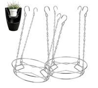Plant Risers in Indoor Pots - Rust Resistant Without Earth Needed, Chain Hook for Riser, for Diameter 30-45 cm, Home Gardeners, Enthusiasts, Home Owners, Parties
