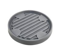 Plant Saucer 22.3CM Load Capacity 50kg Charcoal Gray Drainage Drip Trays 4 Wheels for Flower Pot Heavy Duty Plastic Planter Plate Water Catcher for Pots Base Indoor or Outdoor Use