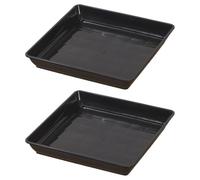 Plant Saucers for Indoors | Square Planter Container Plate | Flower Pot Water Saucers for Gardening Seeding Germinating Interior Exterior Decoration