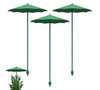 Plant Shade Umbrella 3 Pieces Seedlings Sun Protection Supplies | Plant Sun Protection Shade for Balcony Vegetables Seedlings Young Shrubs Growers Nursery Patio Flower Beds Greenhouse Summer