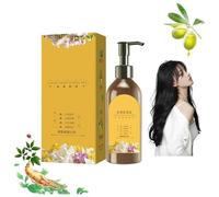 Plant Single Dose Floral Fragrance Dye,Long Lasting Natural Hair Dye Shampoo,Bubble Plants Hair Dye,Plant Based Hair Dye Shampoo,Natural Plant Hair Dye,Plant Bubble Hair Dye Shampoo (Black Tea)