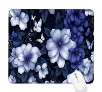 Plant Small Mouse Mat 10.24×8.27×0.12 in,2026 New Year Gaming Mousepad Flowers Mini Desk Pad with Non-Slip Base and Stitched Edge,for Wireless Mouse,Laptop,Office Home,Washable,Roll-up,Gift Men D-428