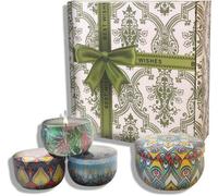 Plant Soybean Dried Flower Scented Candle Four-Piece Set -4 Candles And One Gift Box-Jasmine