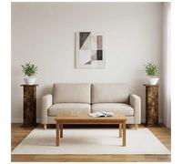 Plant stand 2 pcs Smoked oak 30.5x30x80.5cm Engineered wood Moisture resistant