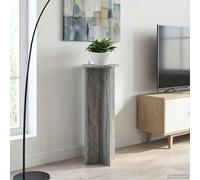 Plant Stand 2pc Grey Sonoma Ø40x100cm Engineered Wood Modern Indoor Stable60kg+