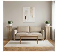vidaXL Plant Stand 2 pcs Sonoma Oak 30.5 x 30 x 60.5 cm