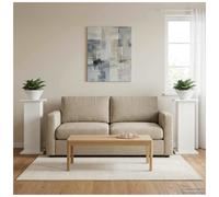 Plant Stand 2pcs High Gloss White Engineered Wood 30.5x30x60.5cm Indoor Moisture