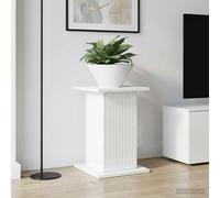Plant Stand 2pcs High Gloss White Engineered Wood30.5x30x43cm MoistureResist Set