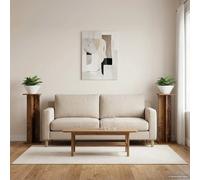 Plant Stand 2pcs Old wood Engineered Wood 25 x 25.5 x 80.5 cm Indoor Modern Tier